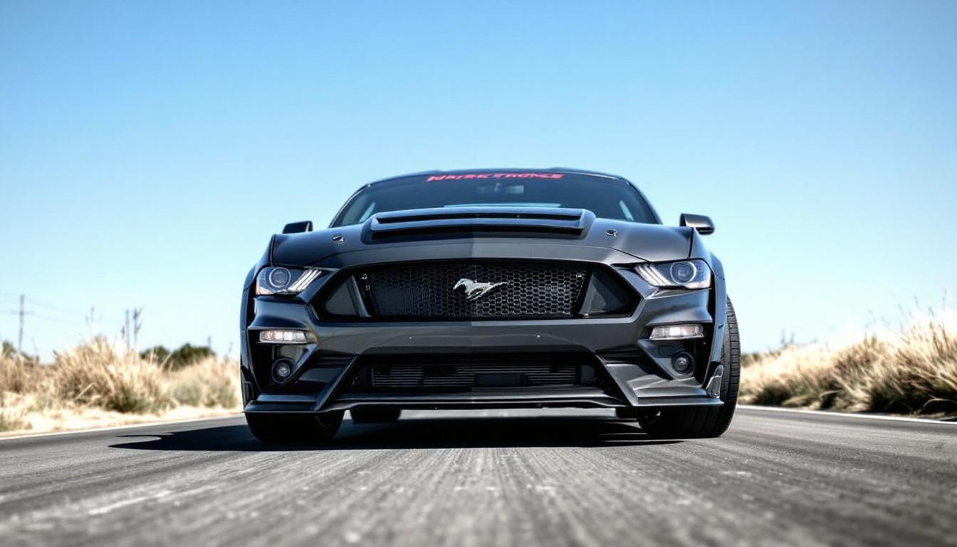 découvrez la ford mustang dark horse, une hommage au puissant v8 et à l'art de la conduite manuelle. plongez dans une expérience de conduite inégalée, alliant performance, style et passion.