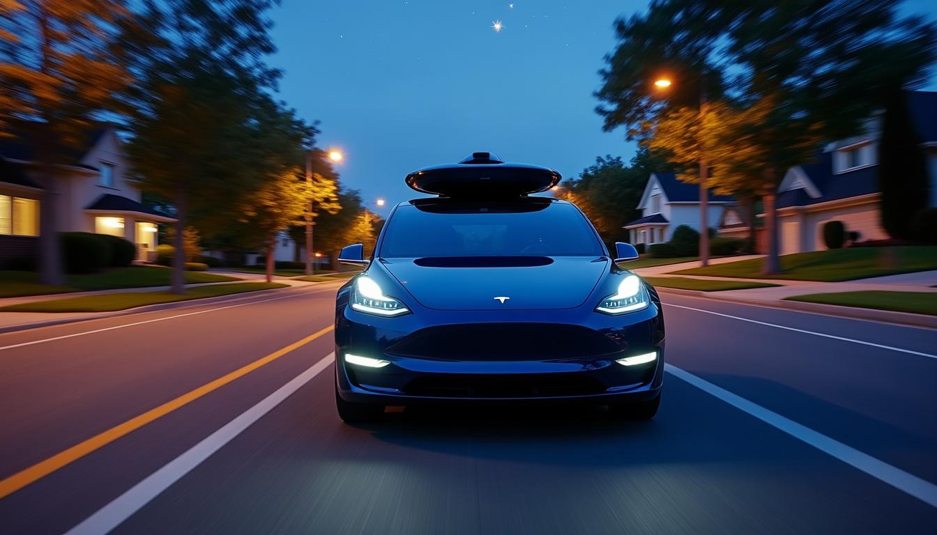 découvrez comment la technologie de conduite autonome d'une tesla révolutionne le transport. plongez dans l'expérience fascinante d'un voyage sans chauffeur vers la maison, où l'innovation et la sécurité se rencontrent.