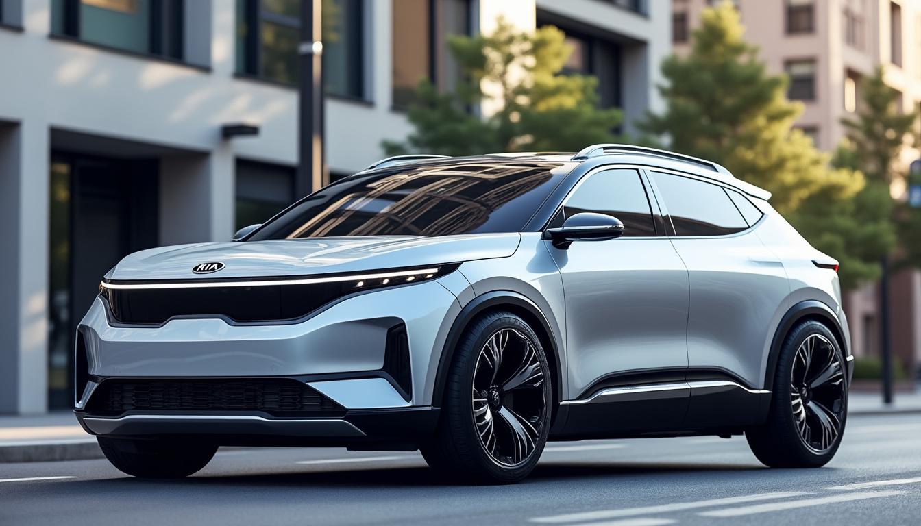 découvrez le kia ev5, un suv électrique compact qui redéfinit l'expérience de recharge grâce à ses technologies innovantes et son design moderne. profitez d'une conduite durable, d'un intérieur spacieux et d'une autonomie impressionnante, le tout dans un véhicule conçu pour s'adapter à votre style de vie.