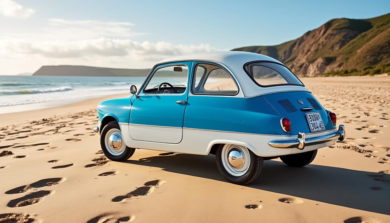 découvrez la nouvelle édition de la fiat topolino, la voiture idéale pour vos escapades estivales ! alliant confort et style, elle saura transformer vos trajets en véritables vacances sur roues. partez à l'aventure avec élégance et praticité grâce à cette élégante citadine revisitée pour l'été.