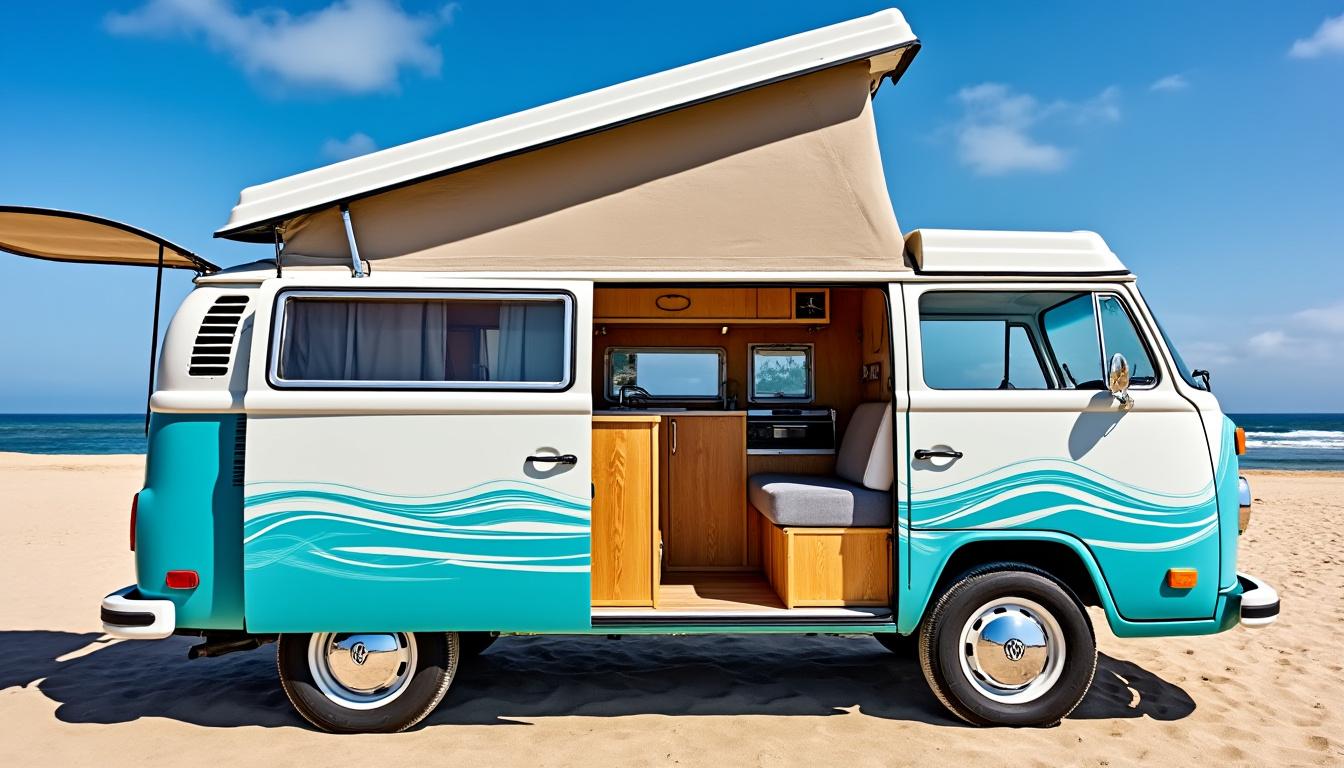 découvrez le volkswagen california ocean 2.0 tdi 150 dsg7, la réinvention parfaite du van aménagé. alliant confort, modularité et performance, il est idéal pour vos aventures sur la route. plongez dans un univers où chaque détail est pensé pour une expérience inoubliable.