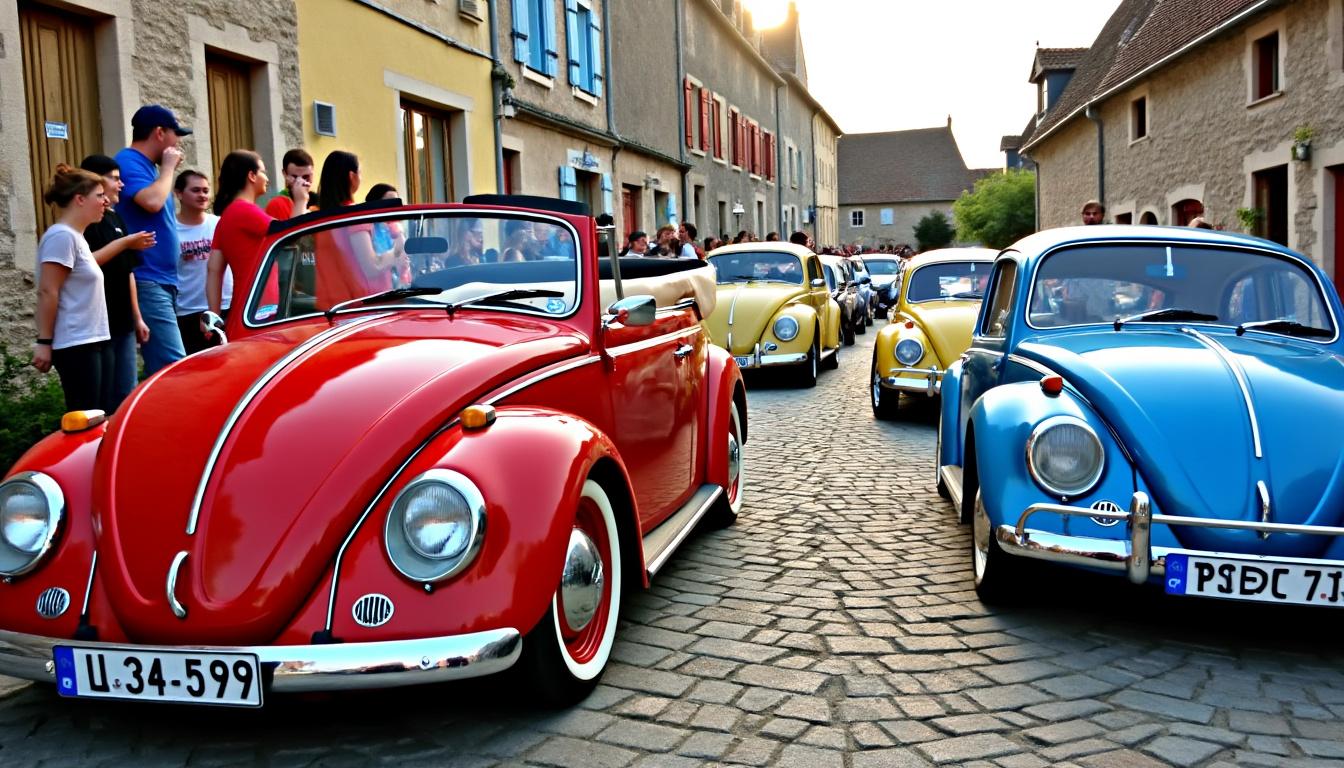 découvrez l'exposition exceptionnelle des voitures anciennes de volkswagen à thoré-la-rochette. plongez dans l'histoire et la passion des modèles mythiques qui ont marqué l'automobile. un événement incontournable pour les amateurs et passionnés de belles mécaniques !