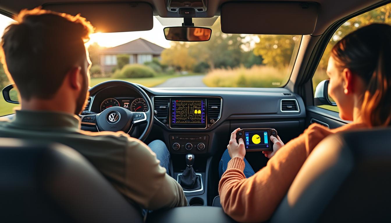 découvrez la collaboration inédite entre pac-man et volkswagen ! la célèbre mascotte des jeux vidéo s'invite dans la gamme utilitaire de la marque allemande pour offrir des véhicules au design ludique et innovant. ne manquez pas cette fusion entre l'univers du jeu et l'innovation automobile.