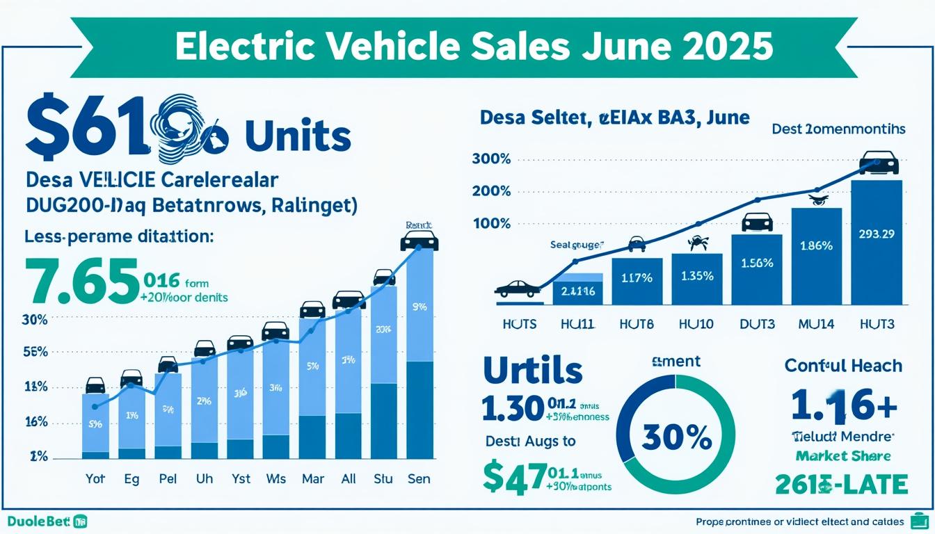 découvrez notre classement des ventes de voitures électriques en juin, mettant en avant le retour impressionnant du tesla model y. plongez dans les dernières tendances du marché automobile et explorez les photos des modèles phares!