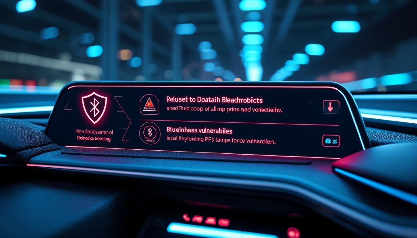découvrez comment quatre vulnérabilités bluetooth exposent des millions de véhicules des marques mercedes, volkswagen et skoda à des risques de sécurité. informez-vous sur les implications et les mesures à prendre pour protéger votre véhicule.