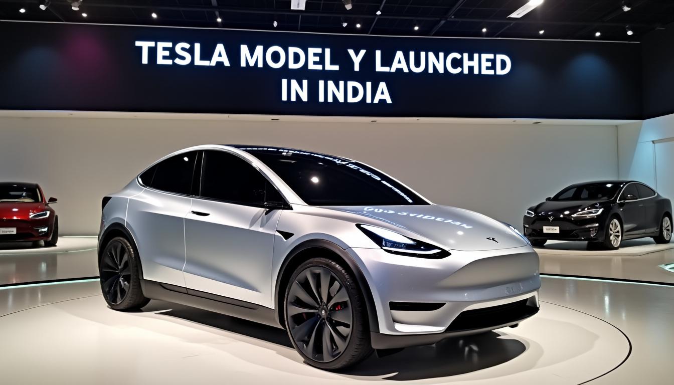 découvrez l'arrivée tant attendue de tesla en inde avec le modèle y, qui fait sensation malgré son prix élevé. explorez les caractéristiques de ce suv électrique révolutionnaire et son impact sur le marché indien.