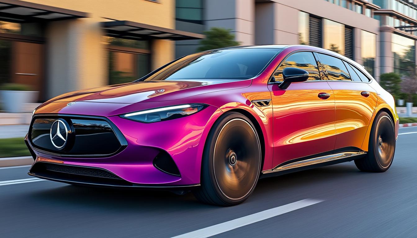 découvrez le nouveau break familial électrique de mercedes alliant un design innovant à une autonomie impressionnante de 761 km. idéal pour vos escapades en famille, ce bijou technologique allie confort, performance et élégance.