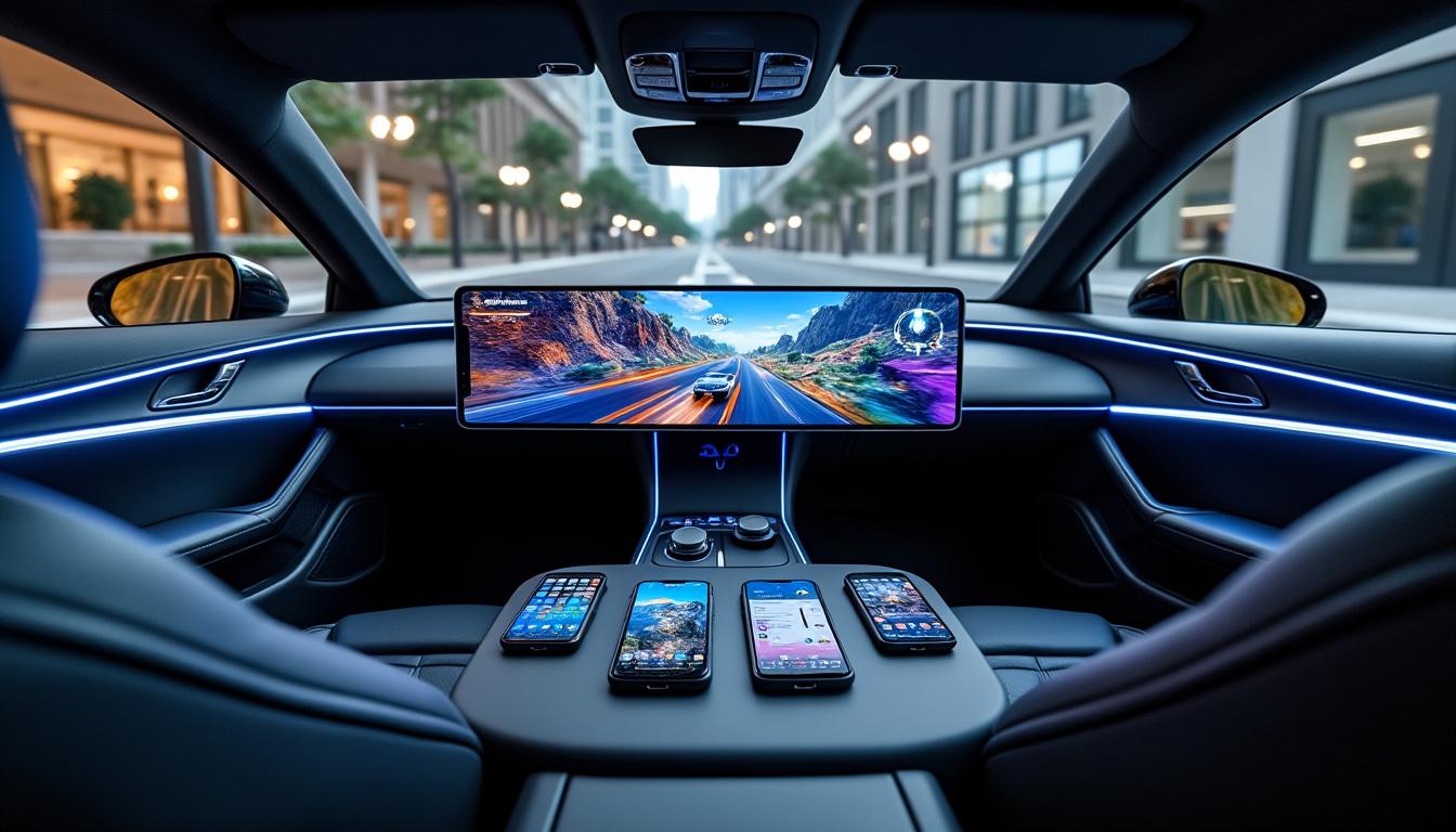 découvrez comment audi révolutionne l'expérience automobile en transformant ses véhicules électriques en véritables plateformes de jeux multijoueur, offrant divertissement et innovation à bord.