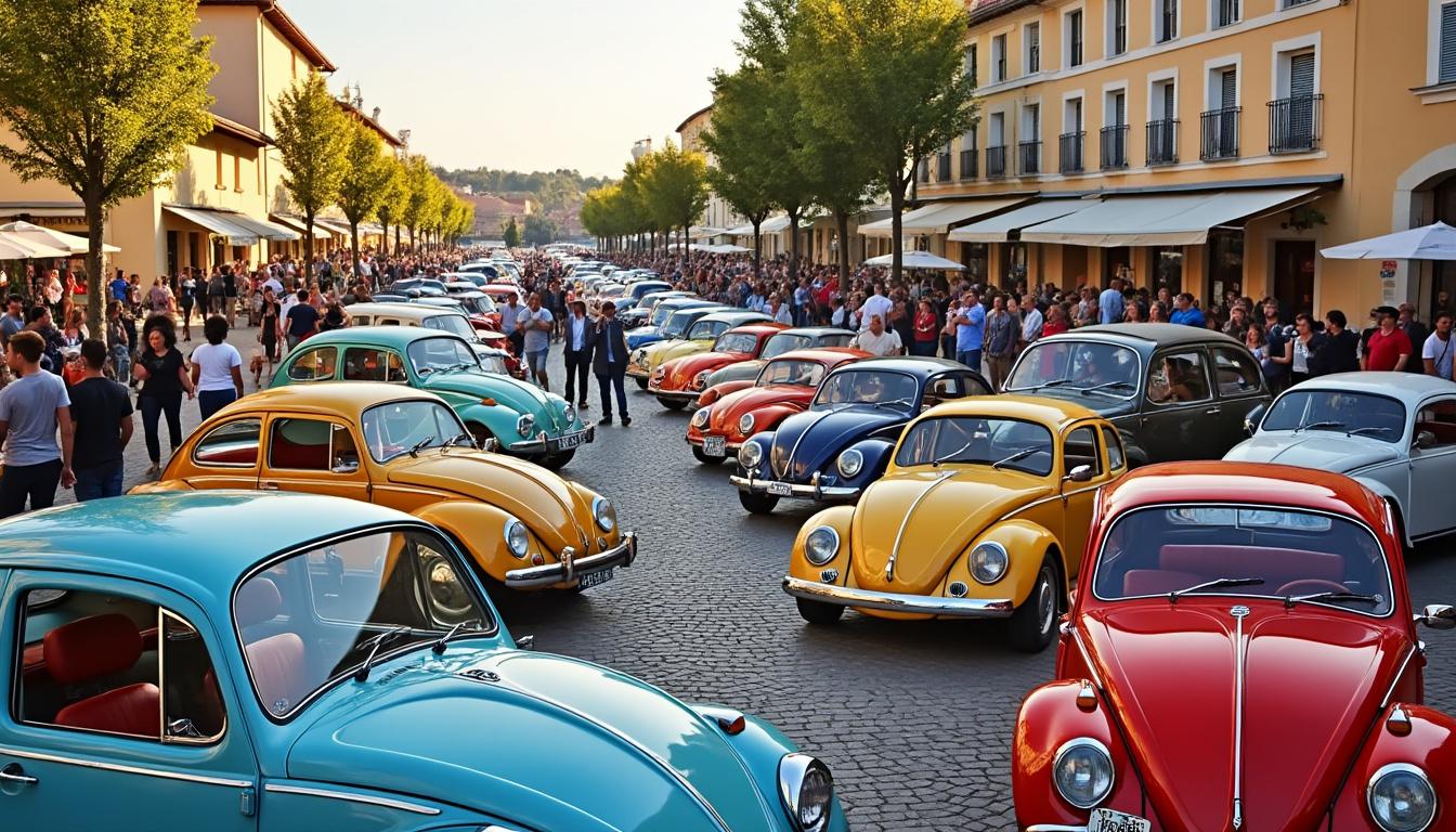 plongez dans l'univers rétro de clisson vintage du 22 au 24 août : visitez un musée volkswagen en plein air et admirez des modèles historiques dans une ambiance conviviale.