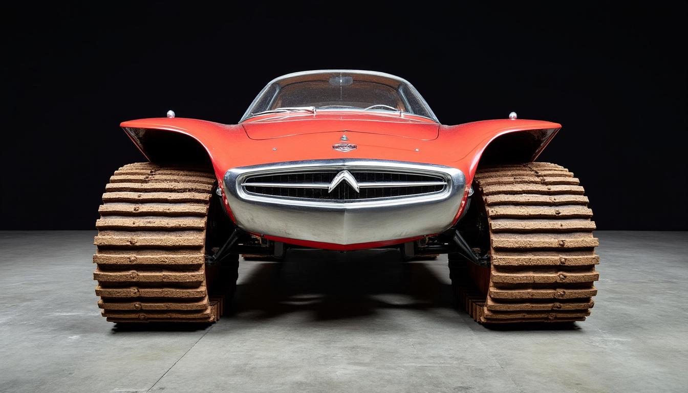 découvrez la citroën-kégresse k1 'croissant d’argent', une véritable icône de l'histoire automobile, exposée au salon rétromobile à paris. plongez dans l'univers fascinant de ce véhicule légendaire et admirez son design unique et son héritage exceptionnel.