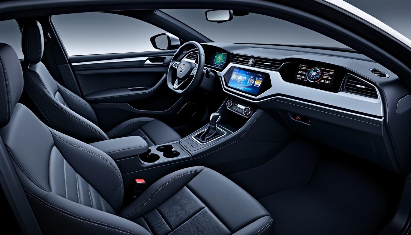 plongez dans l’univers du nouveau volkswagen t-roc et explorez en avant-première son intérieur exclusif avant sa présentation officielle au salon de munich.