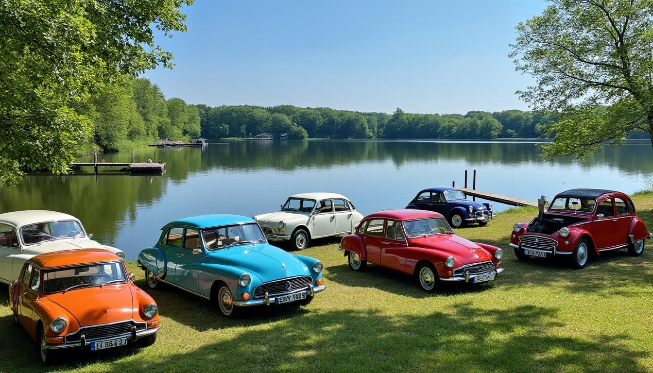 vivez un rassemblement exceptionnel au lac du der où des centaines de citroën, anciennes et modernes, créent un spectacle automobile mémorable à ne pas manquer !