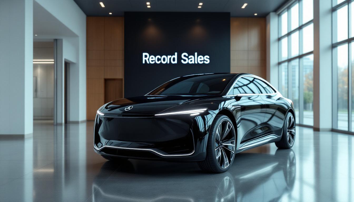 découvrez comment tesla connaît une baisse spectaculaire tandis que mercedes atteint des sommets historiques en battant tous les records de vente sur le marché automobile en 2024.