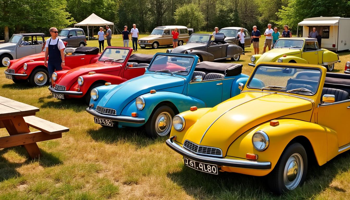 découvrez l'incroyable rassemblement de méhari en vendée, célébrant la célèbre voiture emblématique de citroën ! rejoignez des passionnés et admirez ces véhicules uniques lors d'un événement festif inoubliable.