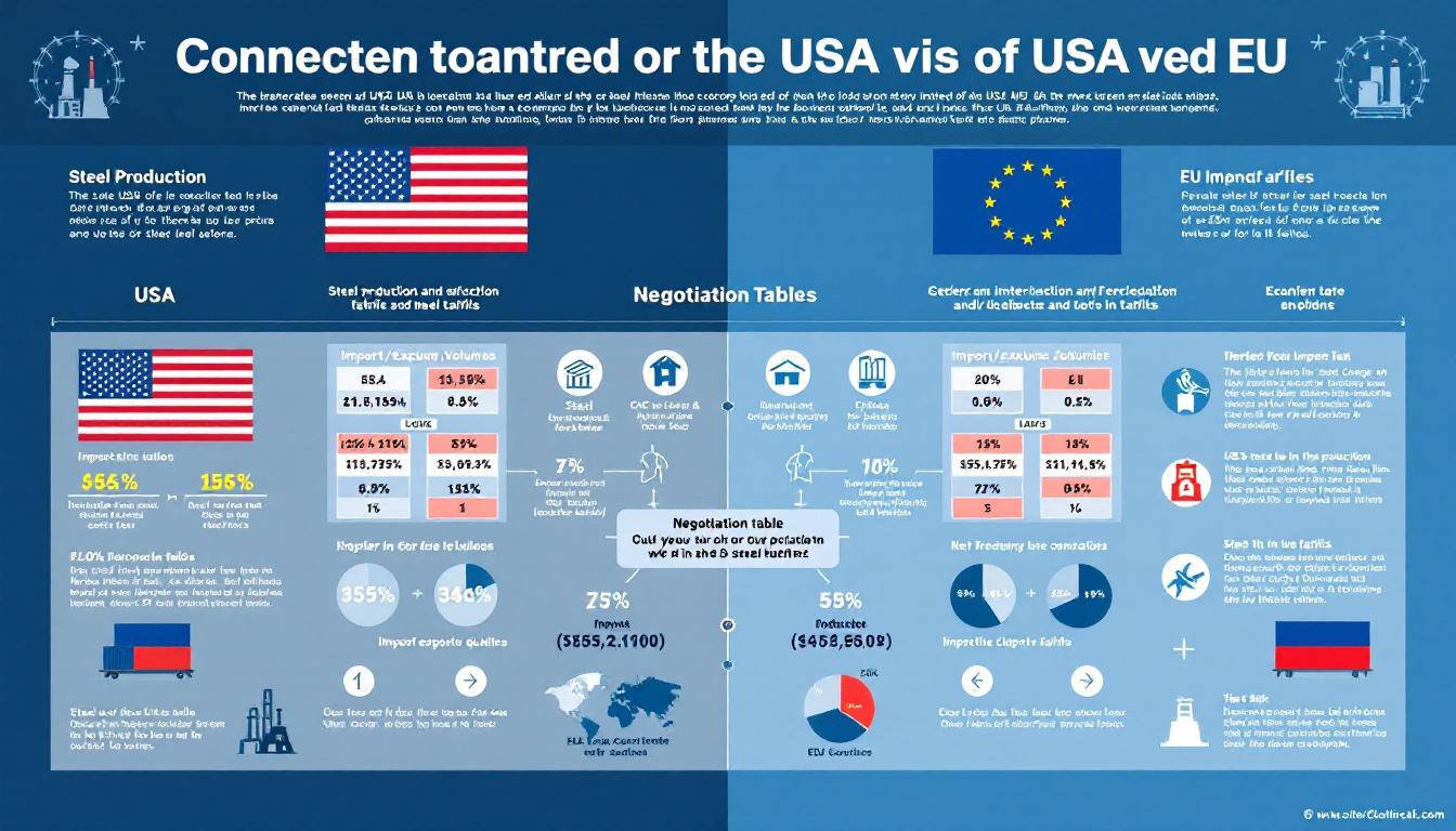 découvrez comment un nouveau cadre commercial entre les états-unis et l'union européenne pourrait bouleverser les droits de douane sur les automobiles, les taxes sur les métaux et harmoniser les normes réglementaires, ouvrant la voie à des échanges transatlantiques facilités.