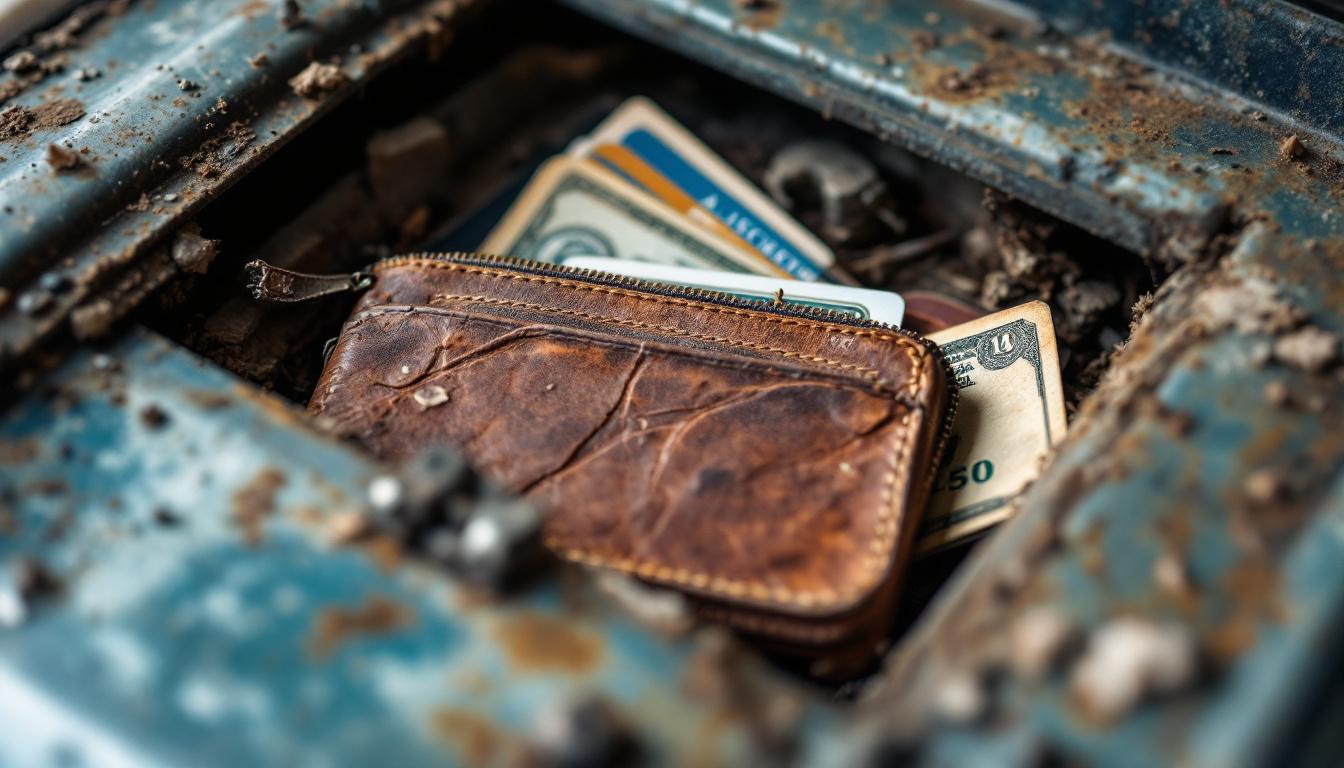 découvrez l’incroyable histoire d’un portefeuille américain égaré pendant onze ans et retrouvé sous le capot d’une voiture après un trajet de plus de 200 000 km.