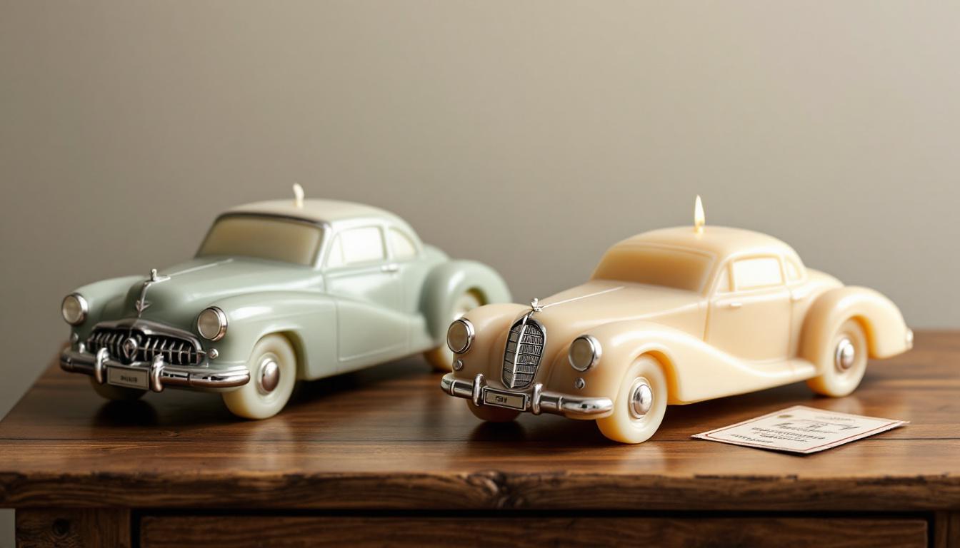 découvrez 'la bougie auto', une initiative originale d'une bagnolaise qui propose des bougies uniques en forme de voitures de collection. parfait pour les passionnés d'automobile et les amateurs de décoration insolite !