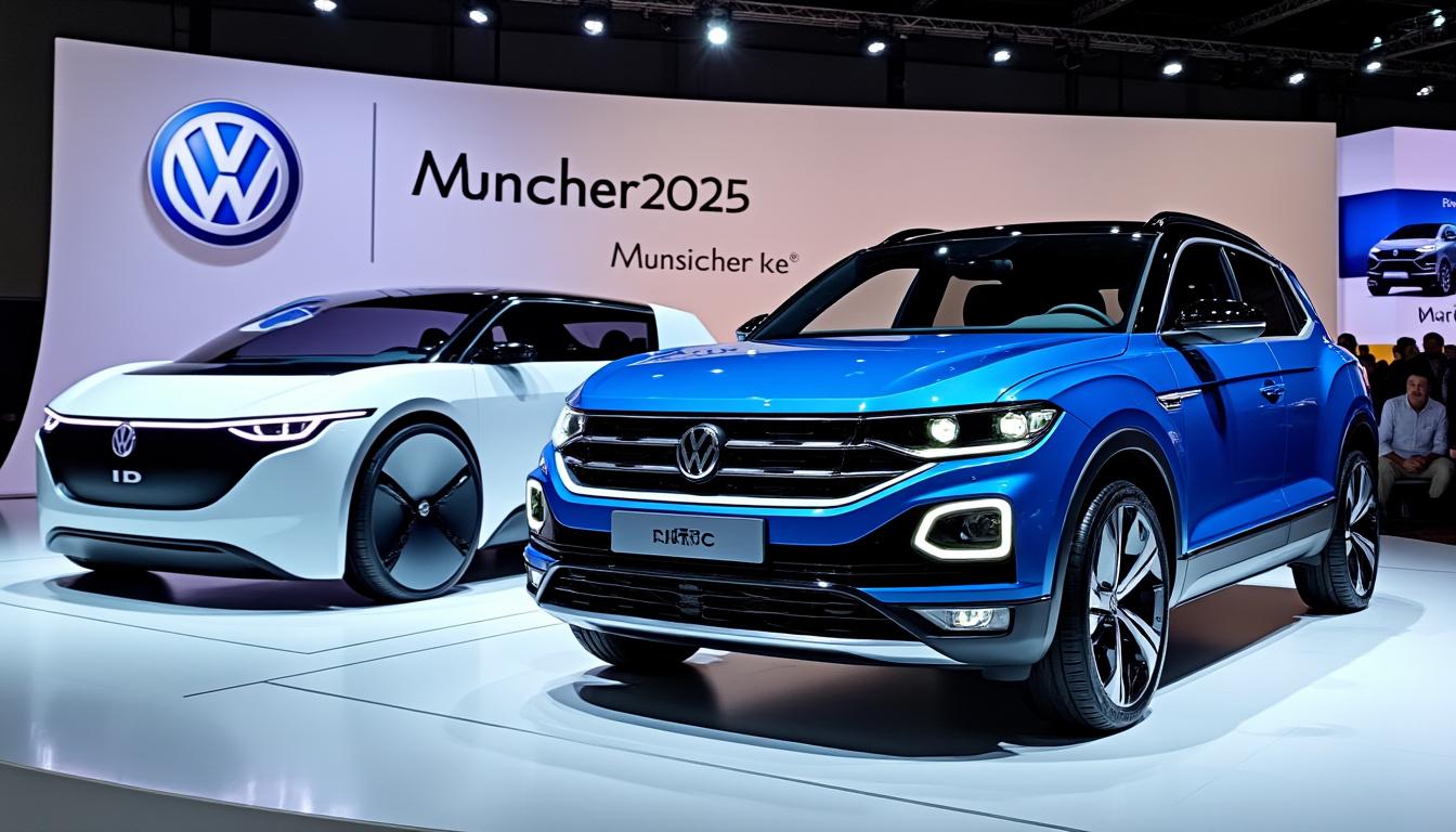 découvrez la vision innovante de volkswagen à munich où le constructeur présente le nouveau t-roc et son concept id révolutionnaire, incarnant le futur de la mobilité urbaine.
