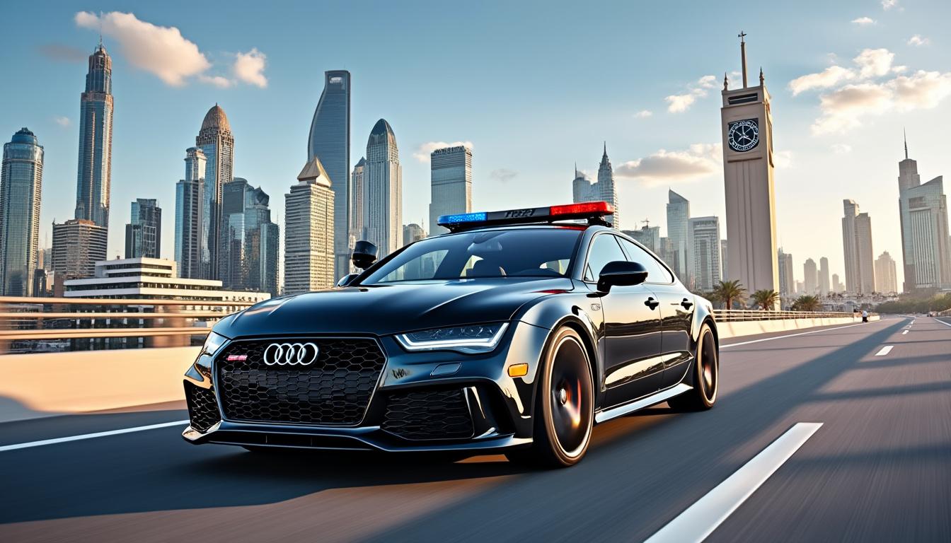 découvrez comment l'audi rs7 performance rejoint la flotte prestigieuse de la police de dubaï, alliant puissance, luxe et technologie pour renforcer la sécurité dans l'émirat.