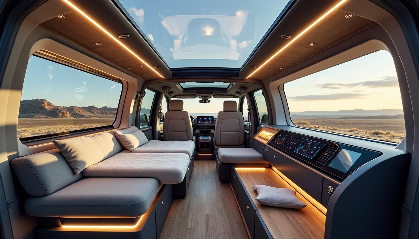 découvrez la nouvelle ère de la maison sur roues avec volkswagen. alliant confort moderne et design innovant, cette véhicule révolutionne le concept de voyage. parfait pour les aventuriers et les amoureux de la nature, profitez d'une expérience unique sur la route.