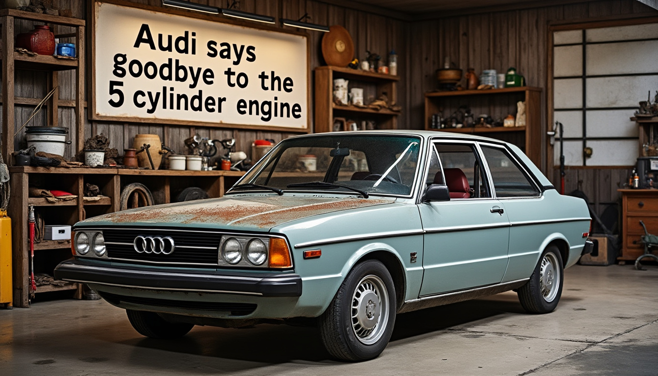 audi abandonne son emblématique moteur 5 cylindres. découvrez les raisons réelles et inattendues qui poussent la marque allemande à tourner la page sur ce bloc mythique de l’automobile.
