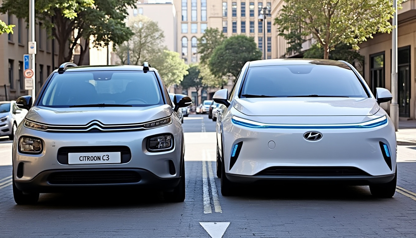 découvrez notre comparatif détaillé entre la citroën c3 et le hyundai inster : design, performances, équipements et rapport qualité-prix. quelle citadine choisir ? tous les points clés pour faire le bon choix !