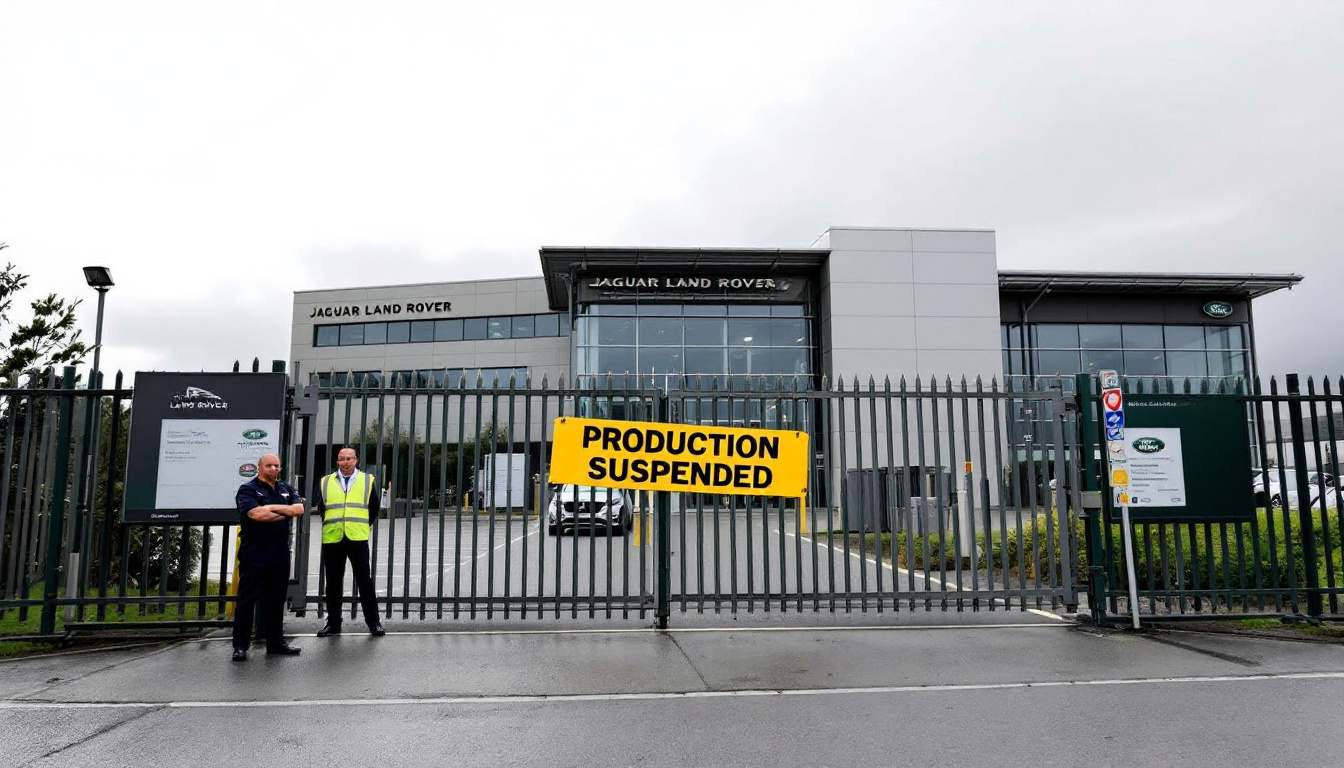 jaguar land rover subit une cyberattaque majeure cet été, obligeant le constructeur à prolonger la fermeture de ses sites jusqu’en octobre. découvrez les impacts et les mesures prises face à cette crise.