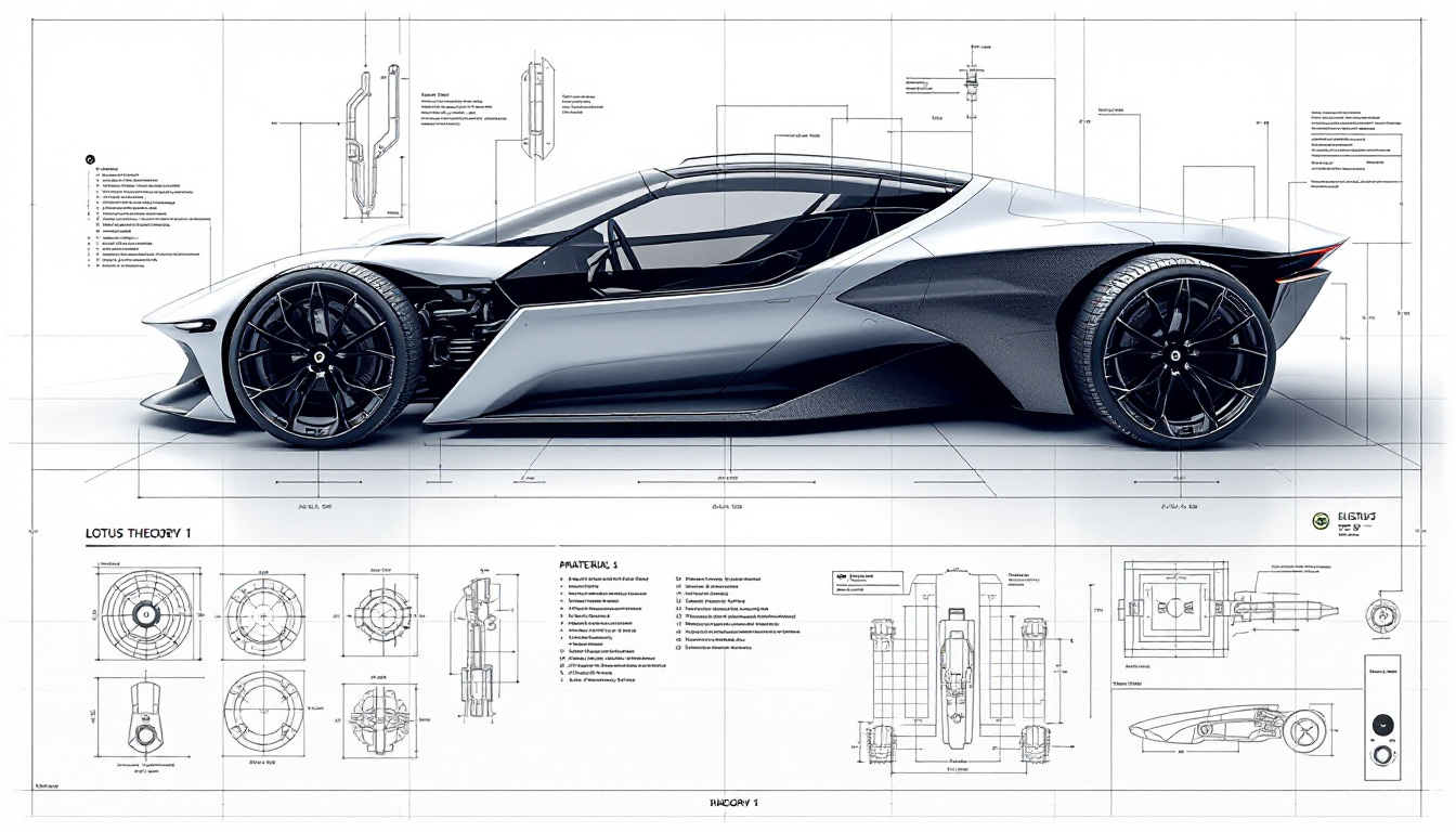 découvrez comment la lotus 'theory 1' est passée d'un concept futuriste à une voiture sportive prête à conquérir la route. innovation, performance et design au rendez-vous !