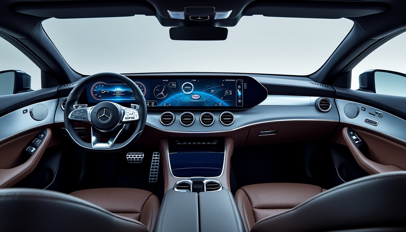 découvrez l'intérieur luxueux et innovant du nouveau suv électrique mercedes, alliant technologies de pointe, confort exceptionnel et design avant-gardiste pour une expérience de conduite unique.