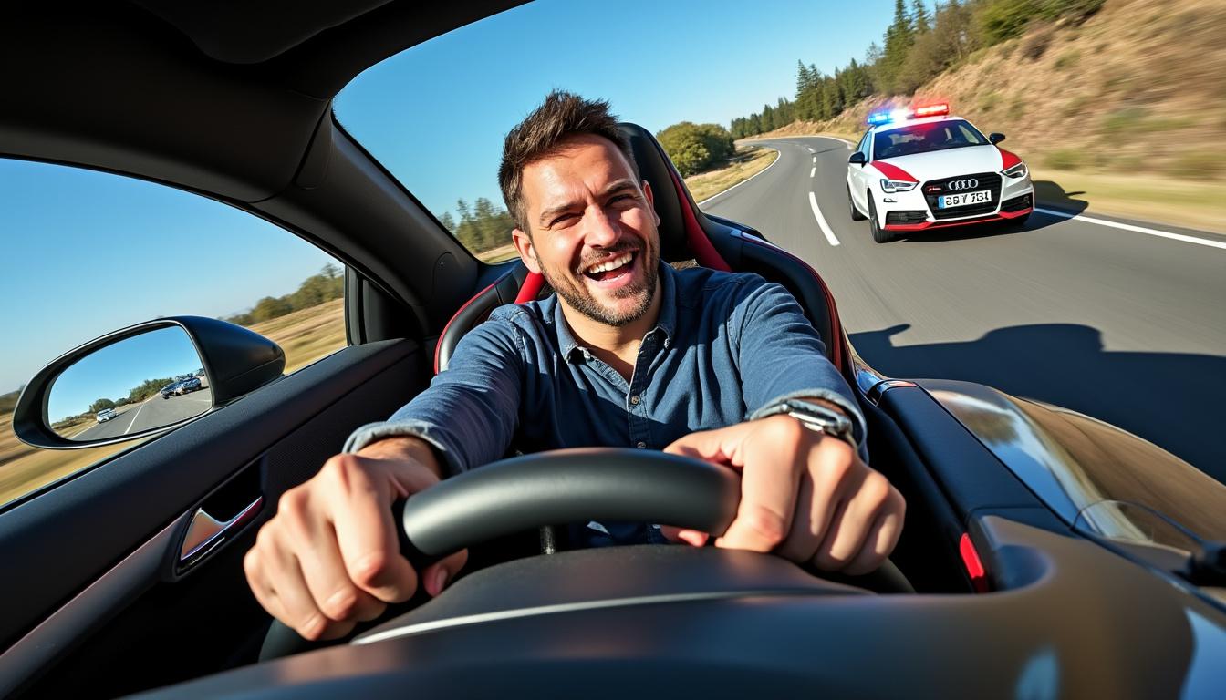 un conducteur d'audi a1, flashé à 202 km/h au lieu de 90 sur une route limitée, a vu sa voiture immédiatement placée en fourrière. découvrez les détails de cette infraction spectaculaire et ses conséquences.