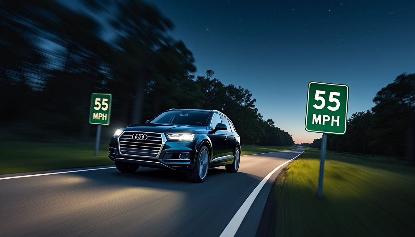 un conducteur d'audi q7 a été flashé à 156 km/h, soit deux fois la vitesse maximale autorisée, sur une route départementale dans le gard. découvrez les détails de cette infraction spectaculaire et ses conséquences.