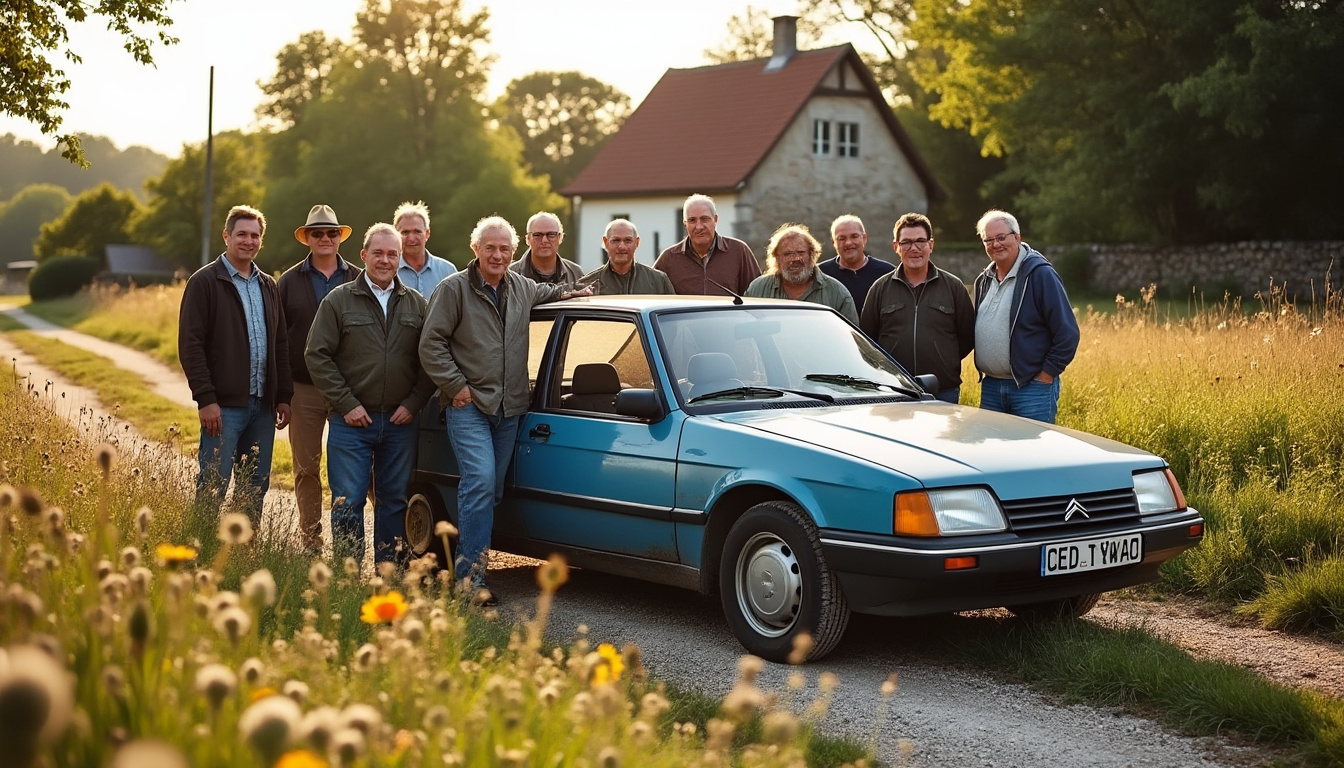 découvrez comment 30 habitants d’un village de la drôme unissent leurs forces pour partager une citroën zx en coopérative. une belle initiative solidaire pour une mobilité écologique et économique !