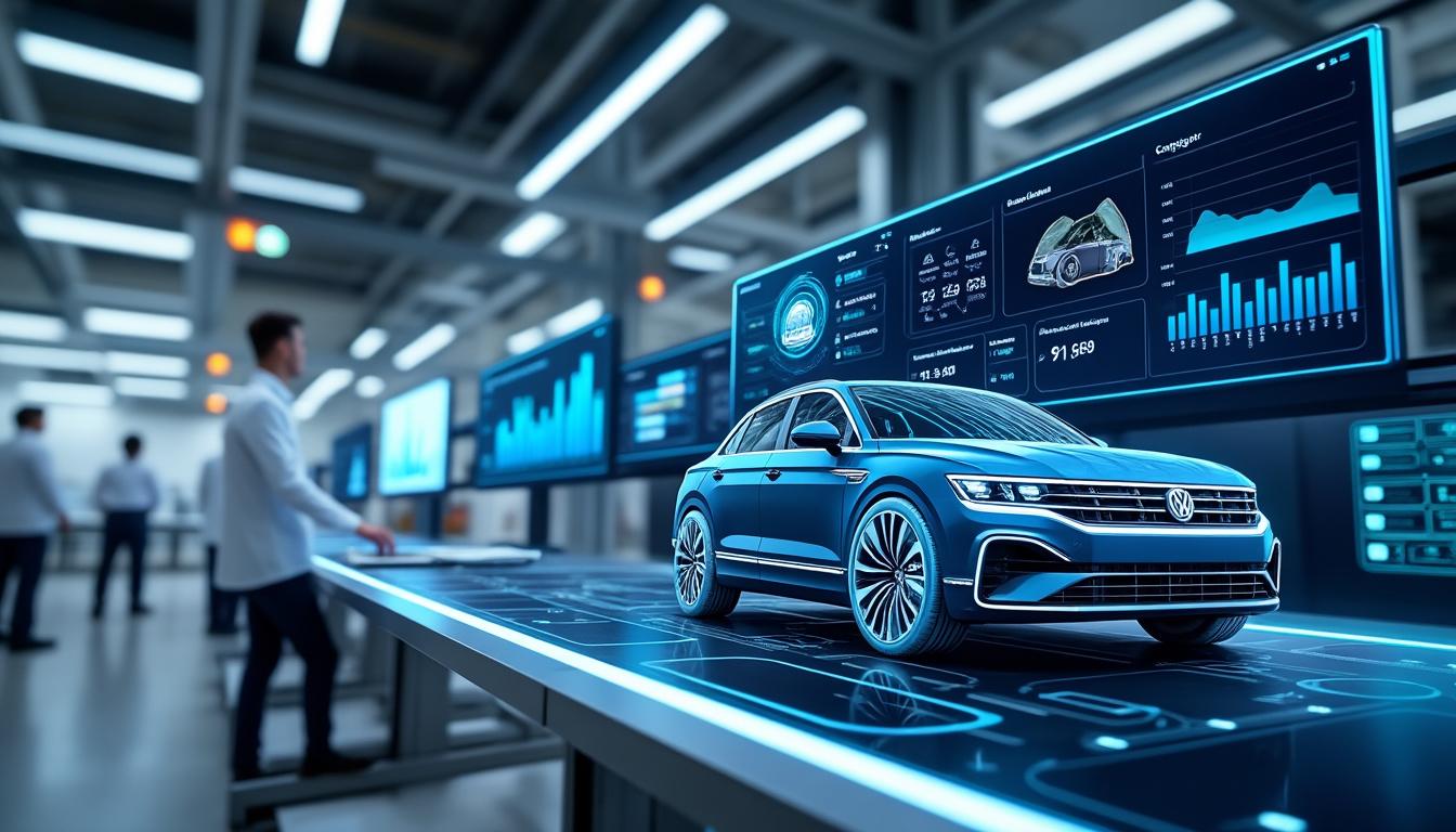 découvrez comment volkswagen innove avec sa nouvelle plateforme de production numérique, intégrant l'intelligence artificielle pour optimiser ses processus industriels et renforcer sa compétitivité.