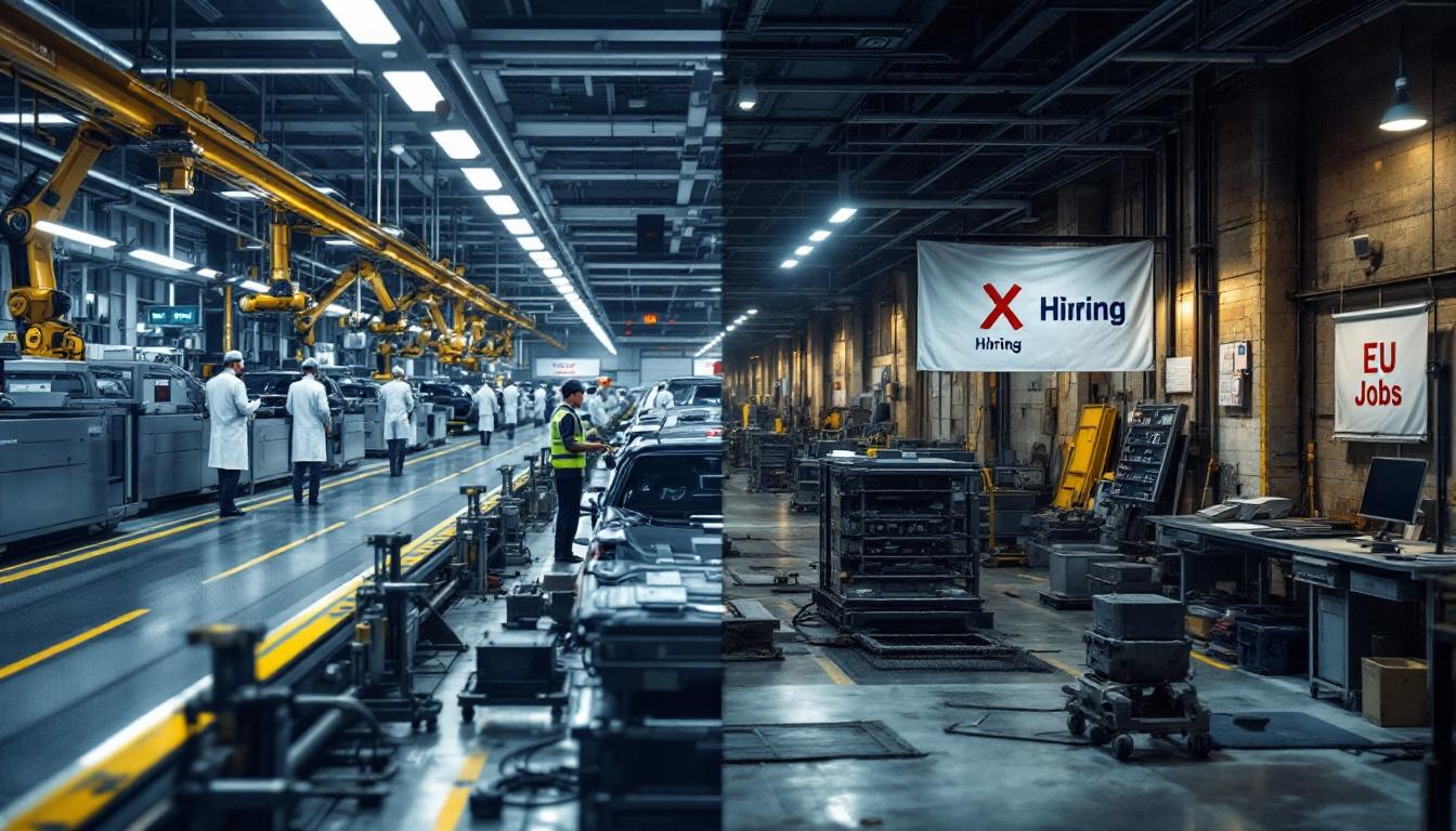 analyse des premiers signes d’alerte pour l’industrie automobile européenne face à la croissance rapide du marché chinois.