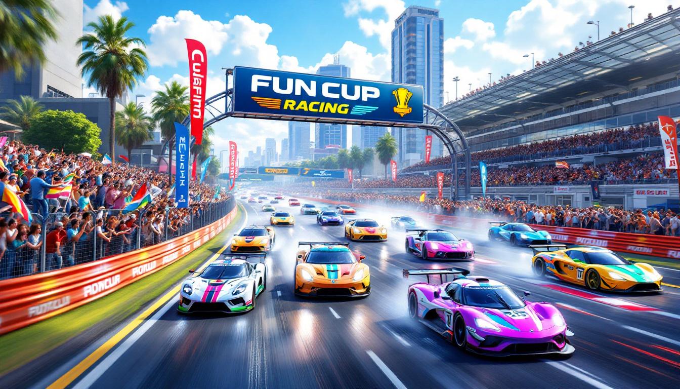 découvrez la fun cup, une course d’endurance unique qui transforme le sport automobile en un spectacle accessible et convivial, similaire à l'ambiance d'un match de foot dominical.