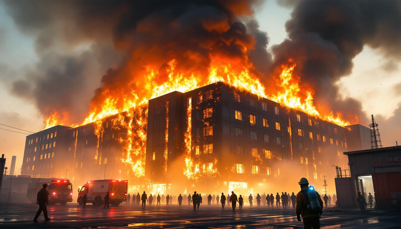 un incendie dévastateur dans une usine automobile en corée du sud cause la mort de 14 personnes, marquant une tragédie majeure dans le secteur industriel.