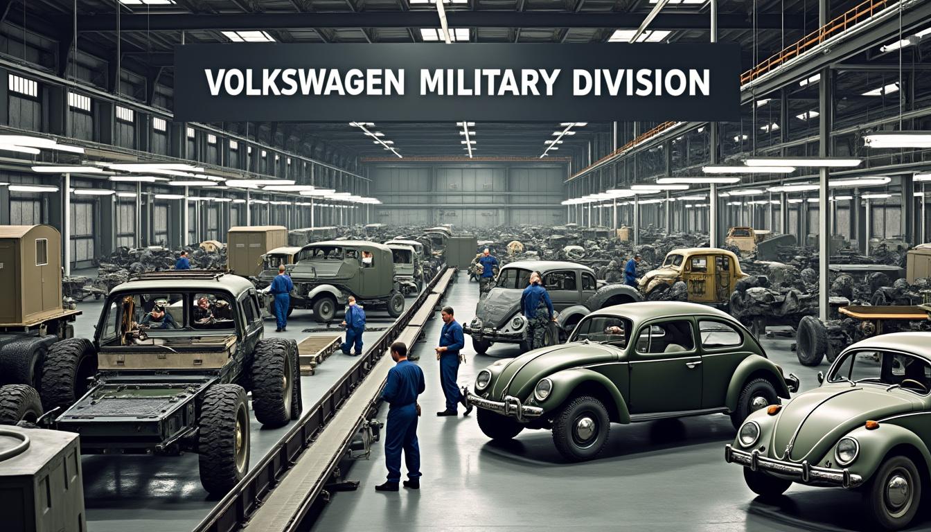 volkswagen pourrait revenir dans le secteur militaire, avec des négociations en cours avec un fabricant spécialisé pour explorer de nouvelles opportunités dans ce domaine.